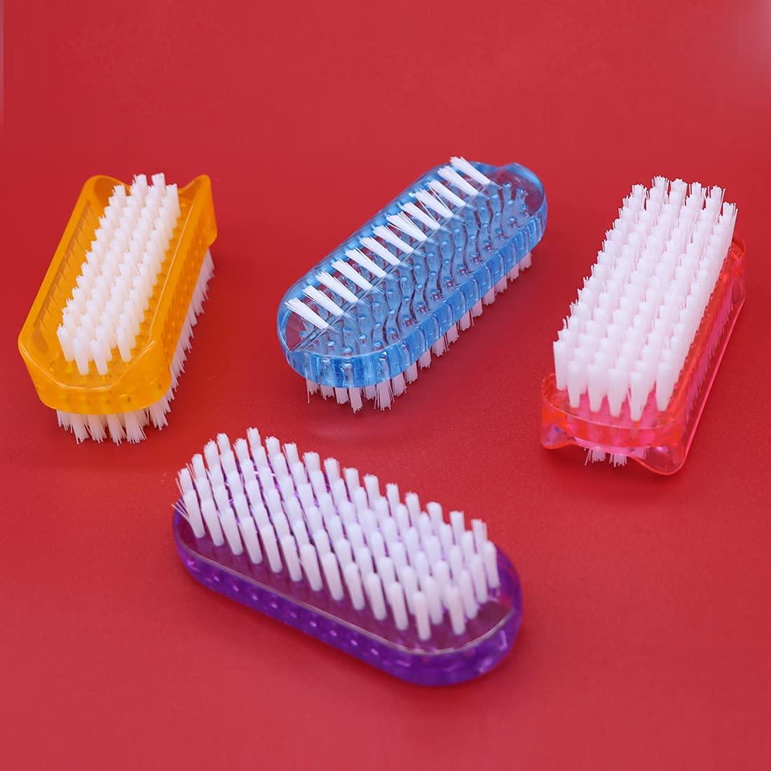 Cleaning Nail Brush Fingernail Scrub Brush Two Sided Hand Scrubbing Brushes Soft Stiff Bristles