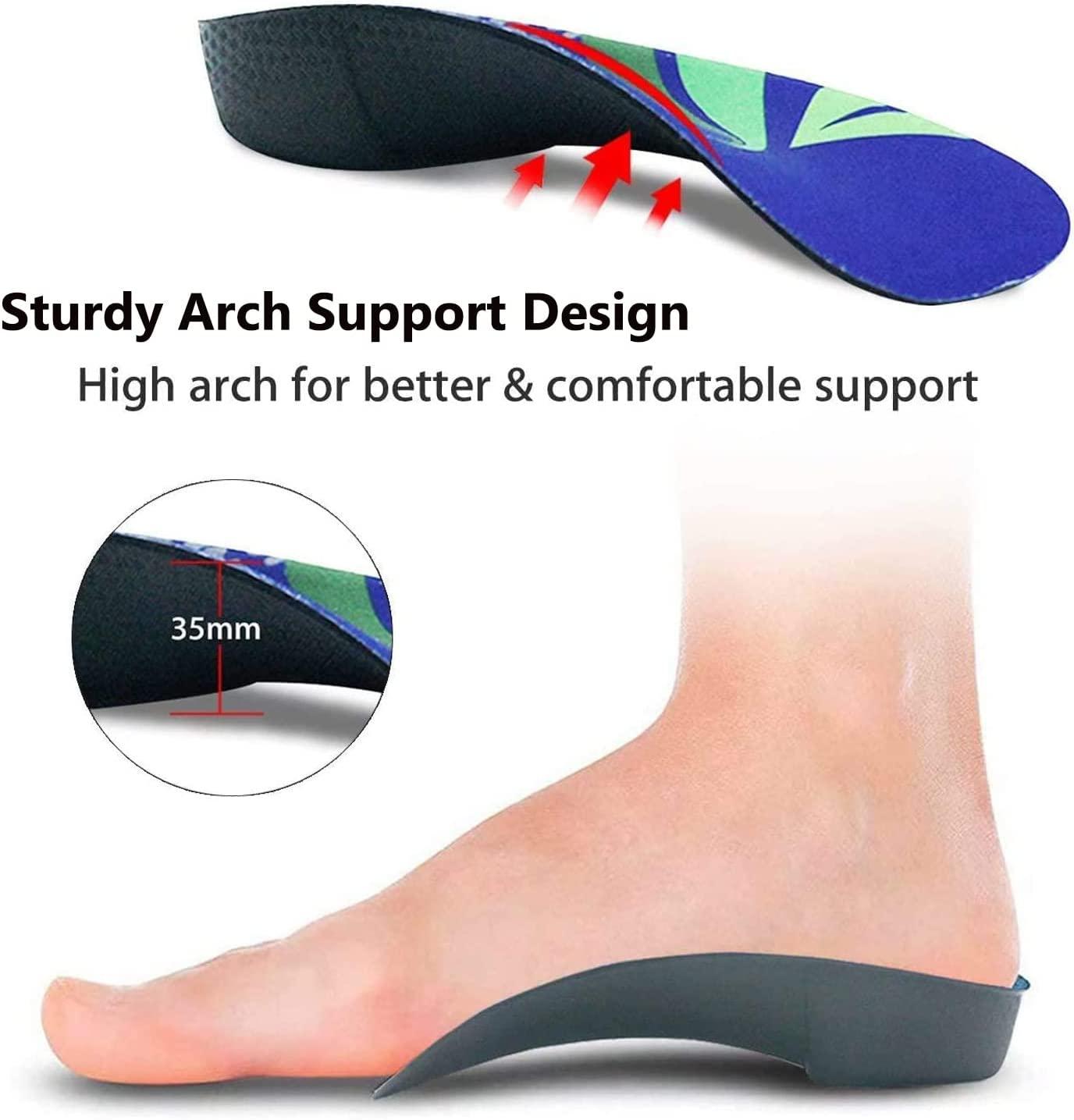 FitFeet High Arch Support Insoles,3/4 Length Orthotic Foot Inserts for ...