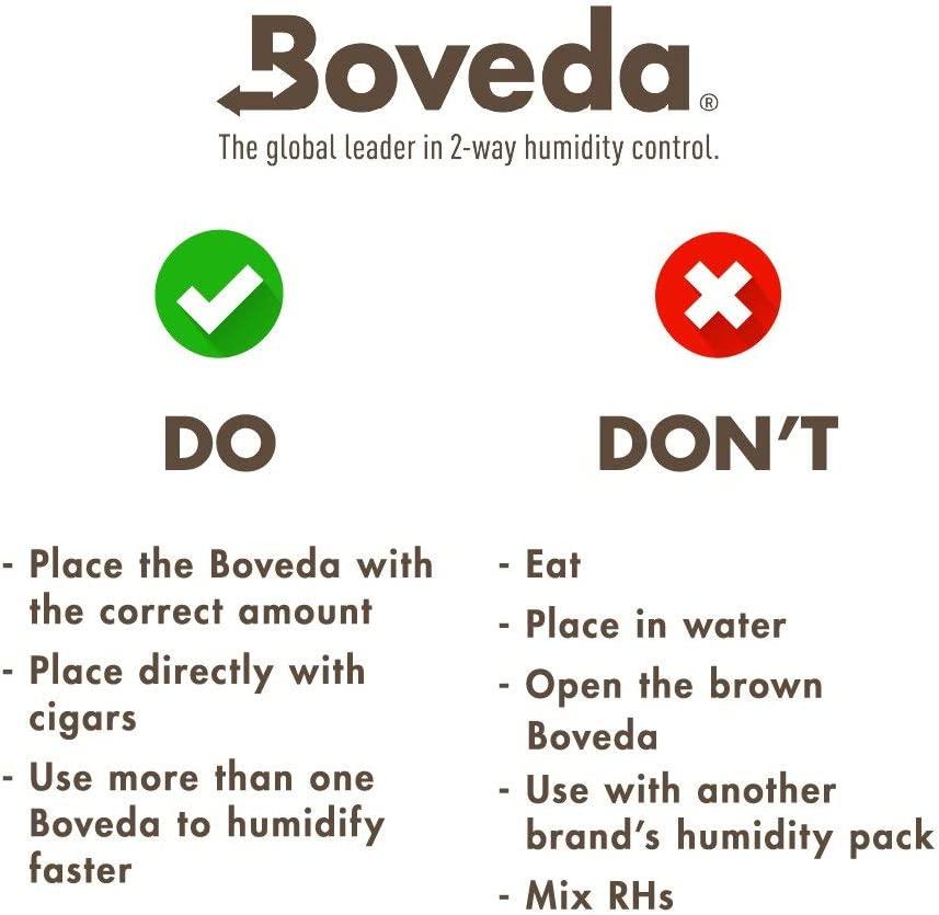 Boveda 72% Large Humidity Pack 60 Gram (1 Count or 12 Count)