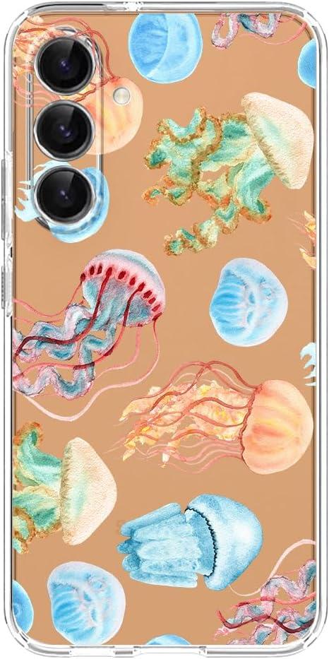 Blingy's for Samsung Galaxy S24 Case Cute Jellyfish Design Fun Ocean Fish Beach Style Transparent Soft TPU Protective Clear Case Compatible for Samsung Galaxy S24 6.2 Inch (Jellyfish) | Buy Now with Blingy's for Samsung Galaxy S24 Case Cute Jellyfish Design Fun Ocean Fish Beach Style Transparent Soft TPU Protective Clear Case Compatible for Samsung Galaxy S24 6.2 Inch (Jellyfish) | Buy Now with