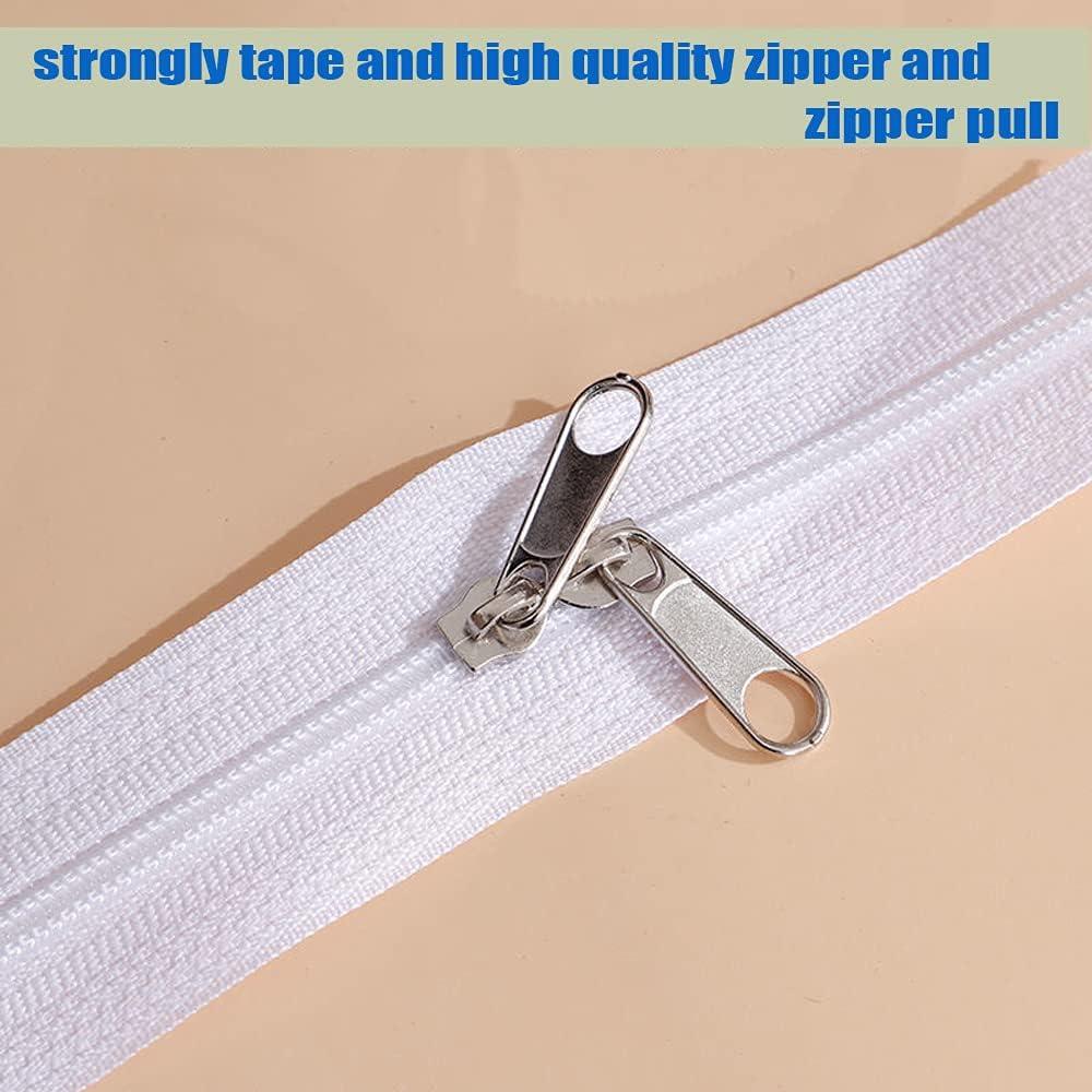 10 Yards Zipper Repair Kit for Upholstery Sewing with 20 Zipper