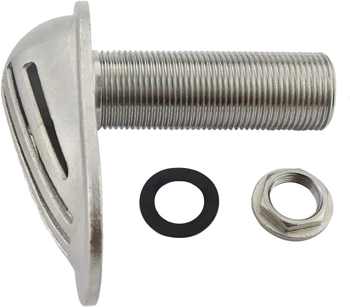 NRC&XRC Marine Grade Stainless Steel 316 Boat Intake Strainer Threaded