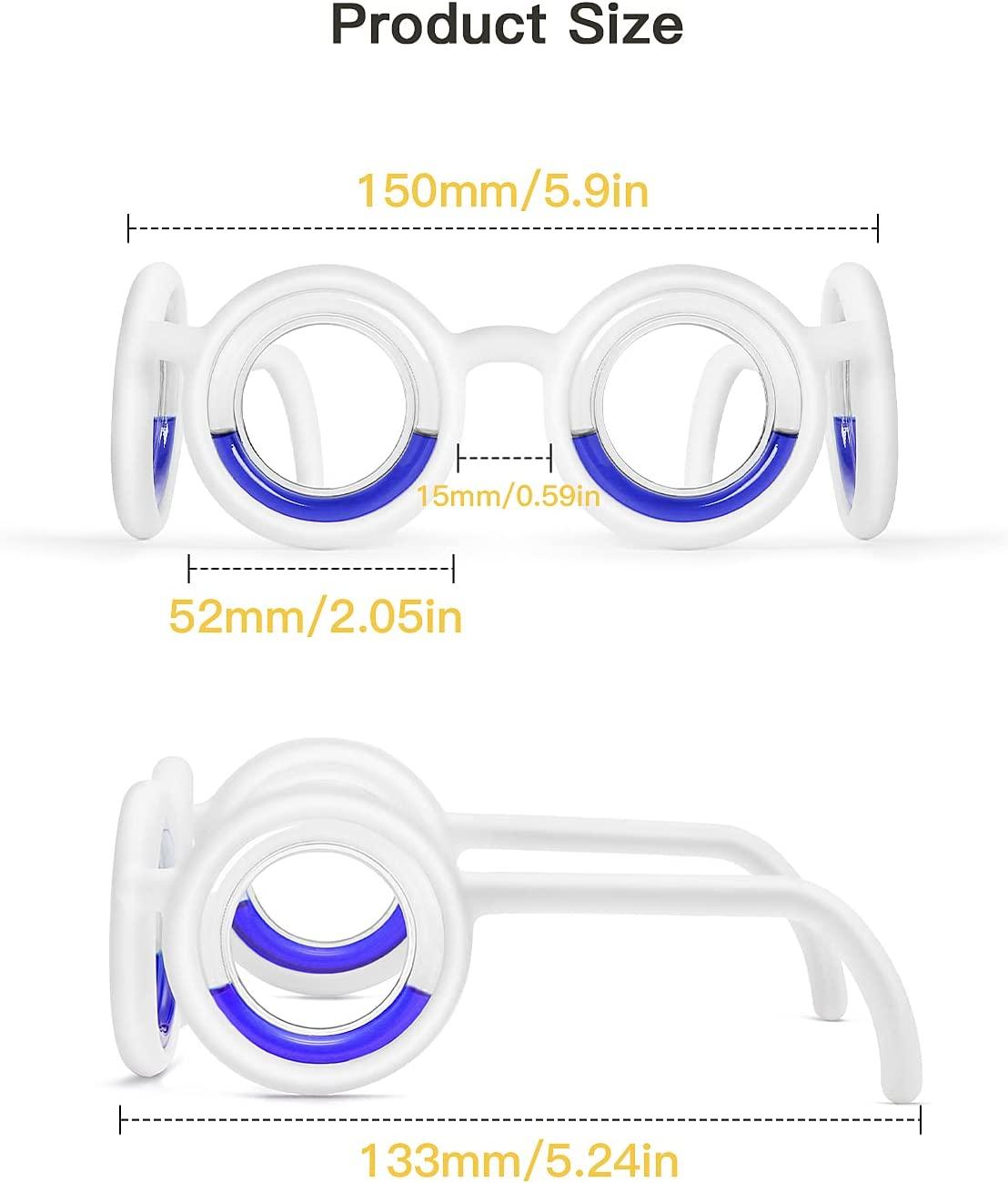 NEOISM Anti Motion Sickness Glasses Relieve Carsickness Airsickness Seasickness Glasses Ultra