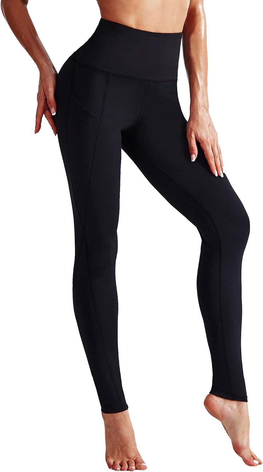  NELEUS 3 Pack Workout Running Capris Tummy Control High  Waist Yoga Leggings Yoga Pants