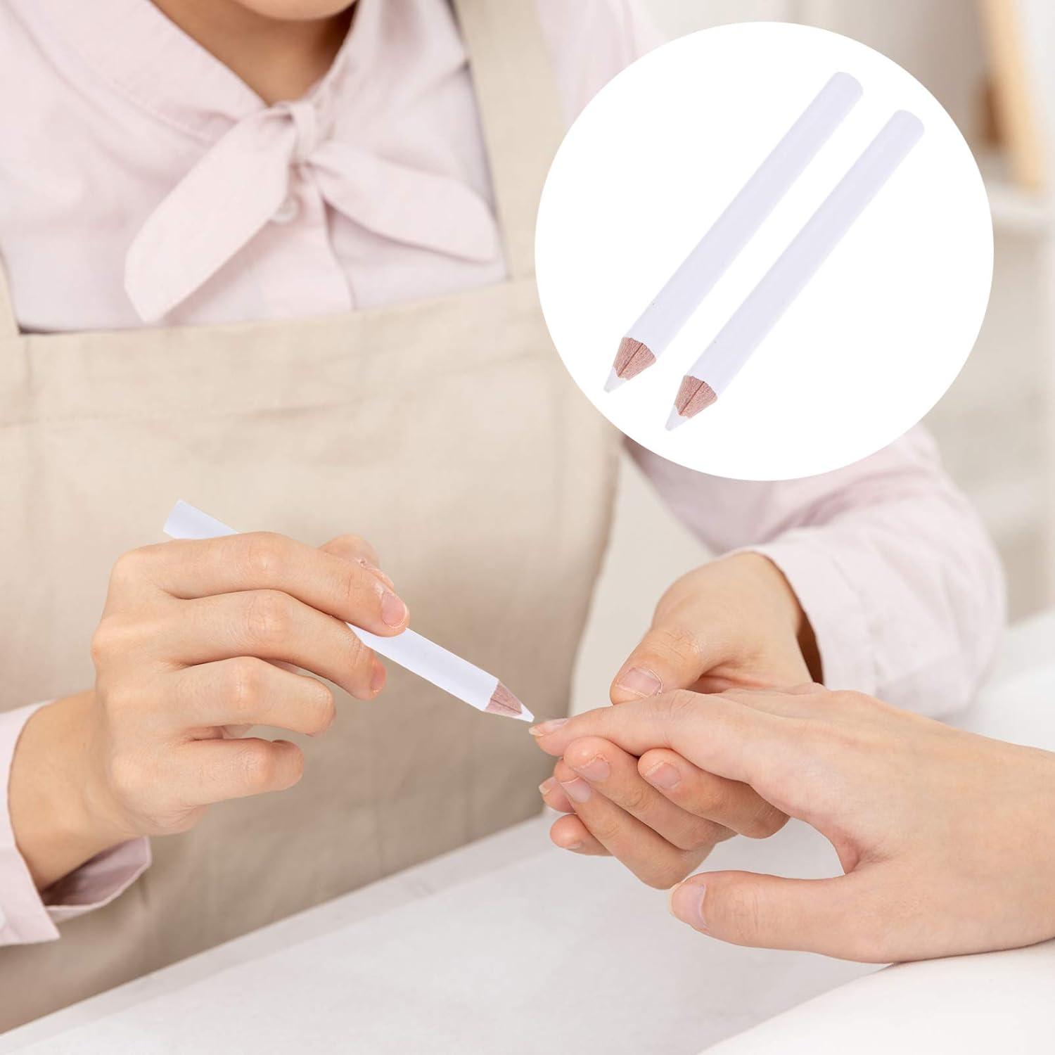 Minkissy 30pcs Nail Whitening Pencil Rhinestone Picker Dotting Pen