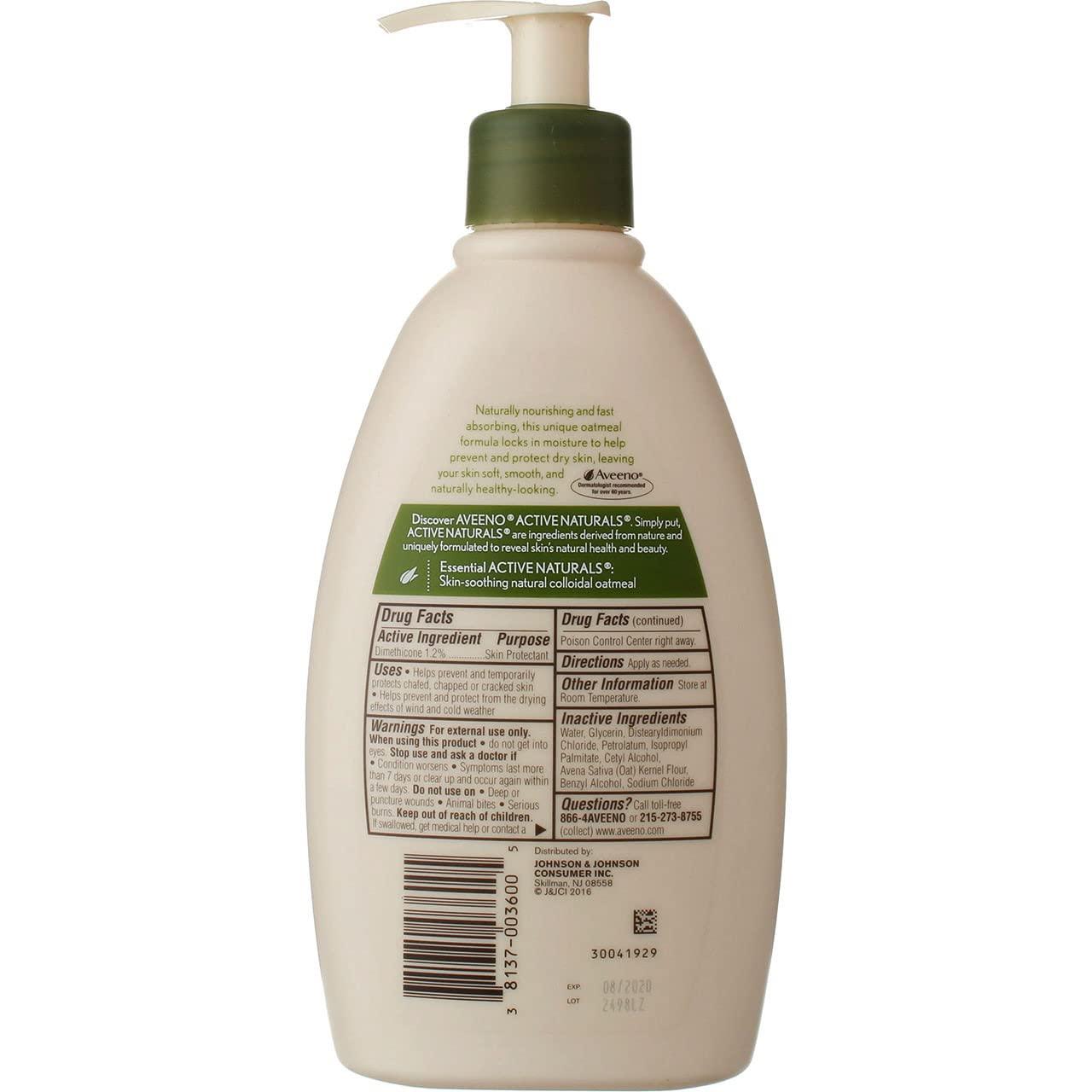 Aveeno Daily Moisturizing Lotion 12 Ounce Pump (354ml) (2 Pack)