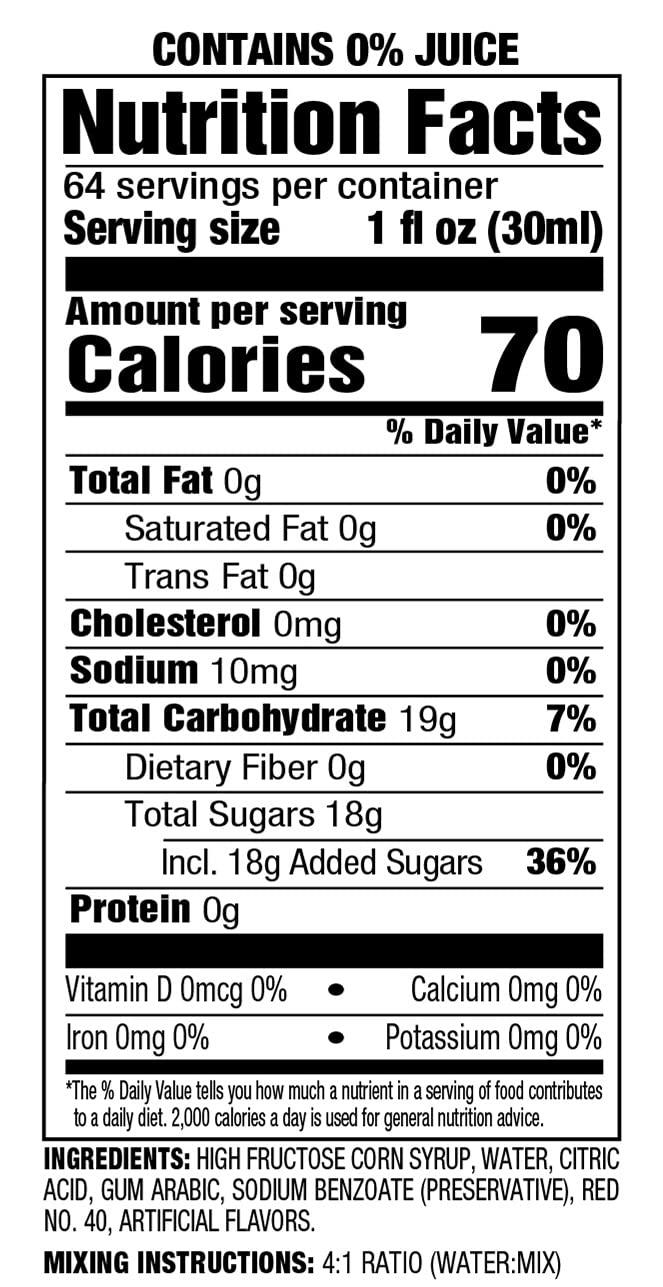 Snappy Frosti Tropics Strawberry Daiquiri Slush Mix, 1/2 Gallon