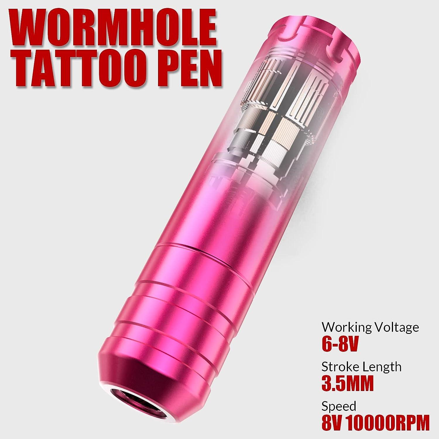 Wormhole Tattoo Pen Review + Tattooing  Unboxing Wormhole Tattoo Pen Kit 