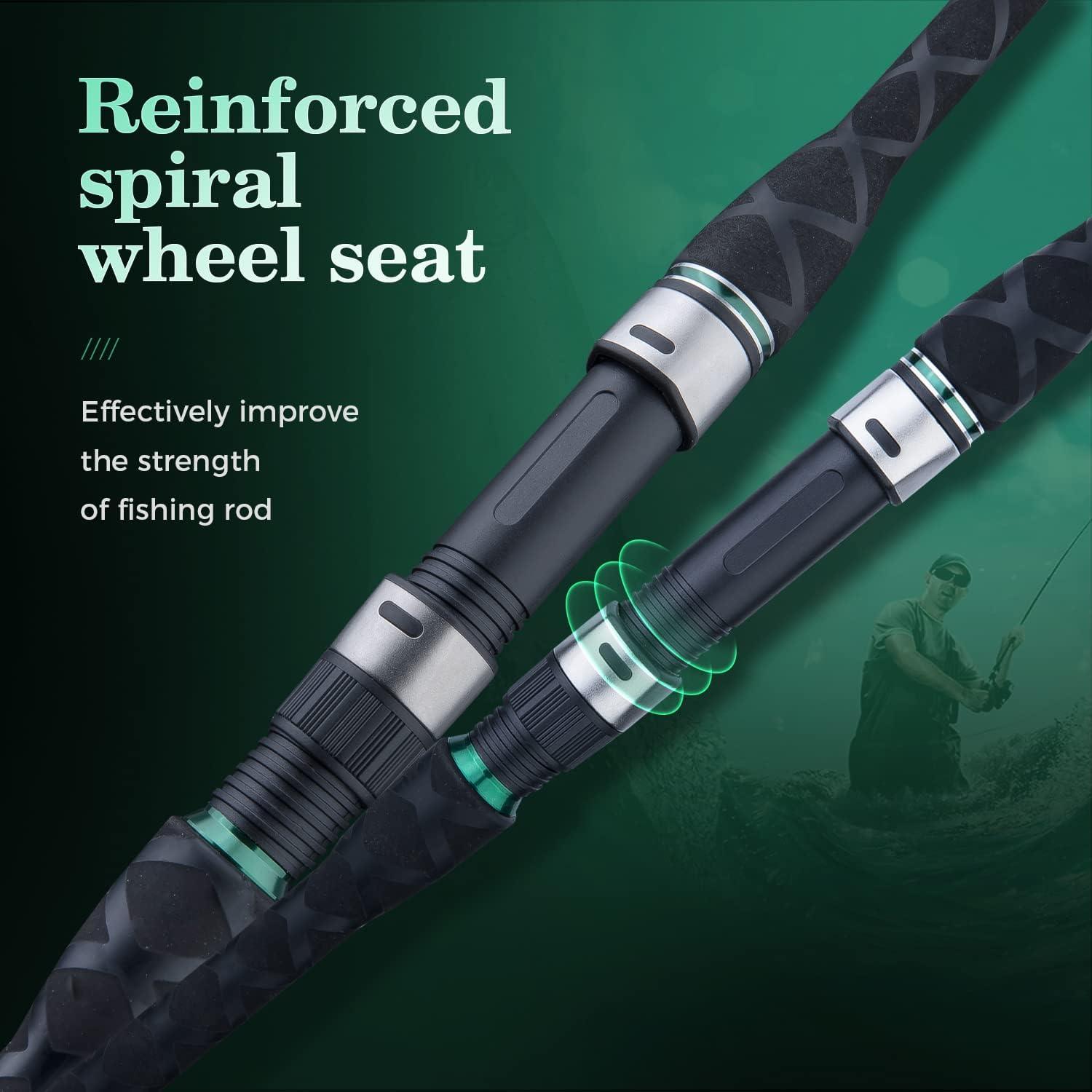 Light Fishing Rod Ugly Stik Carbon Surf Spinning Fishing Rod - 9 Foot,  2-Piece, Medium-Fast Action Saltwater Spinning Rod
