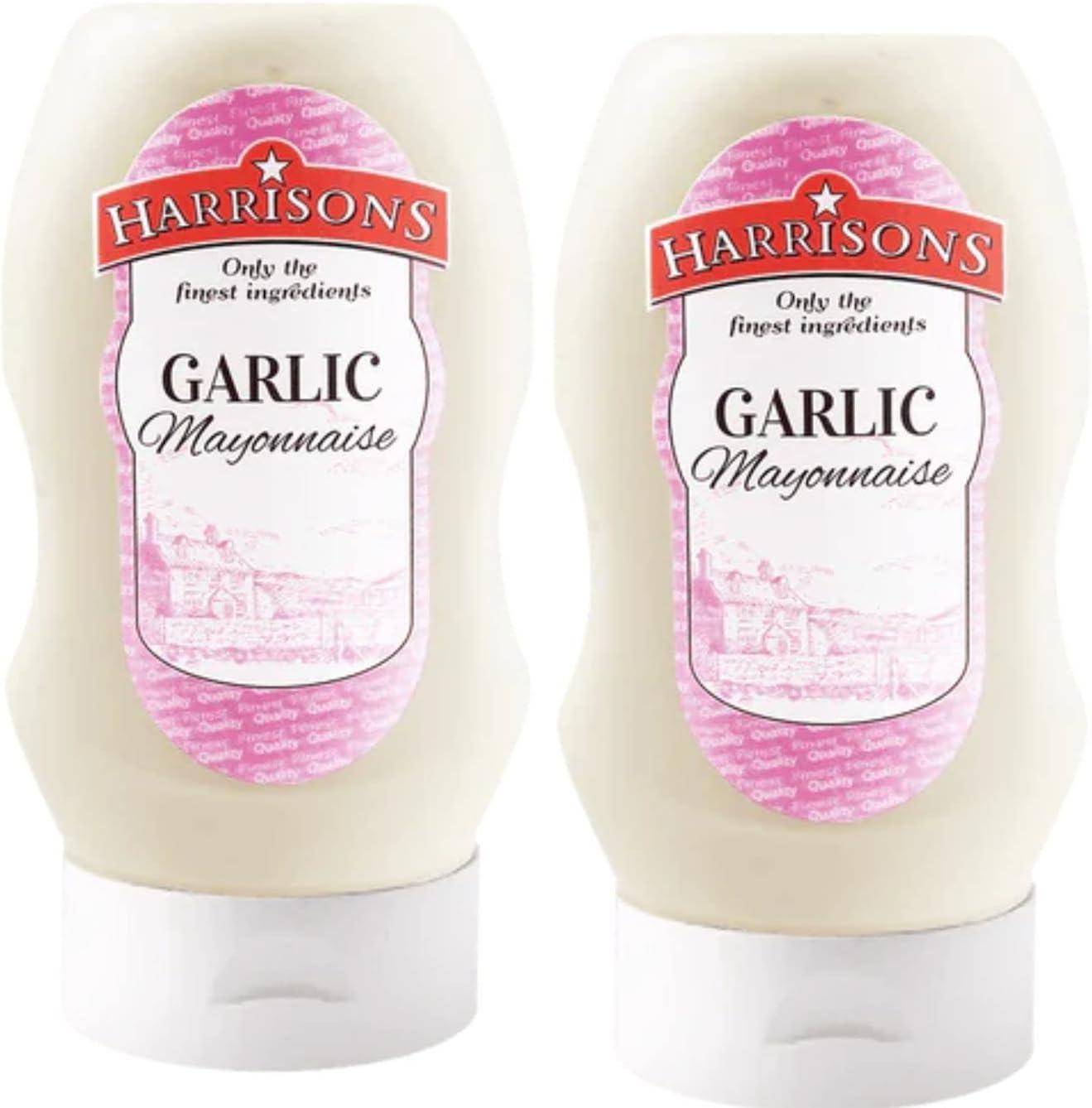 Harrisons Garlic Mayo Chilli Sauce and Smooth Mayonnaise Bottles Pack