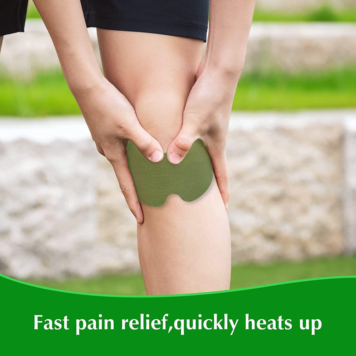 MQUPIN Knee Pain Relief Patches, Wormwood Pain Relief Patches, Knee