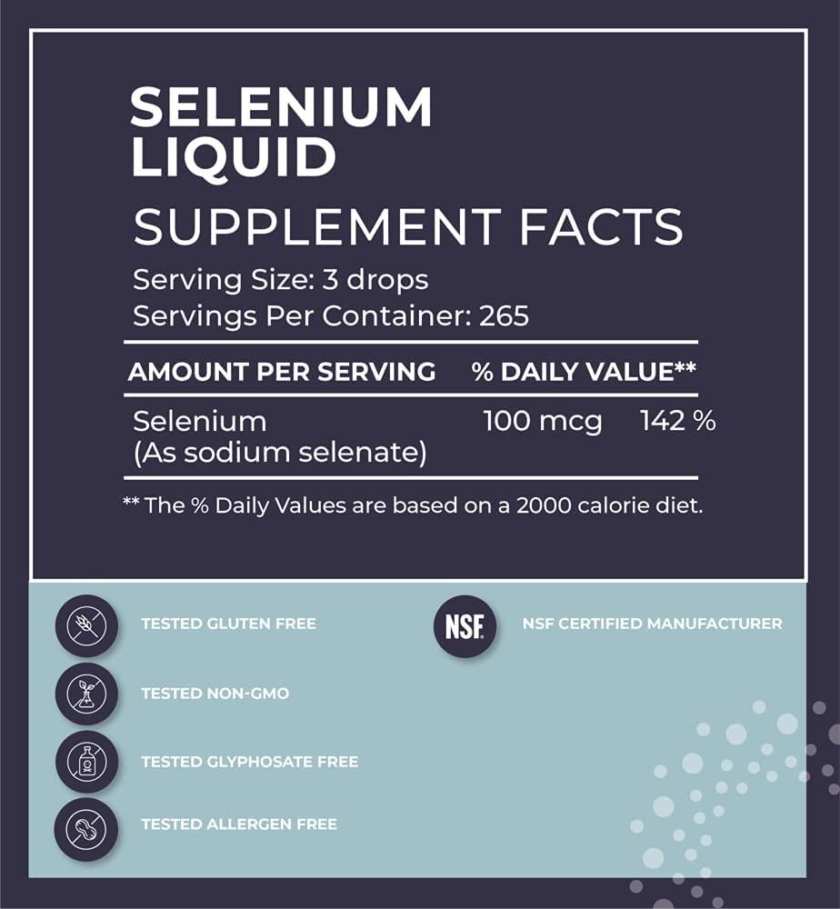 BodyBio Liquid Selenium Immune, Heart & Thyroid Support High