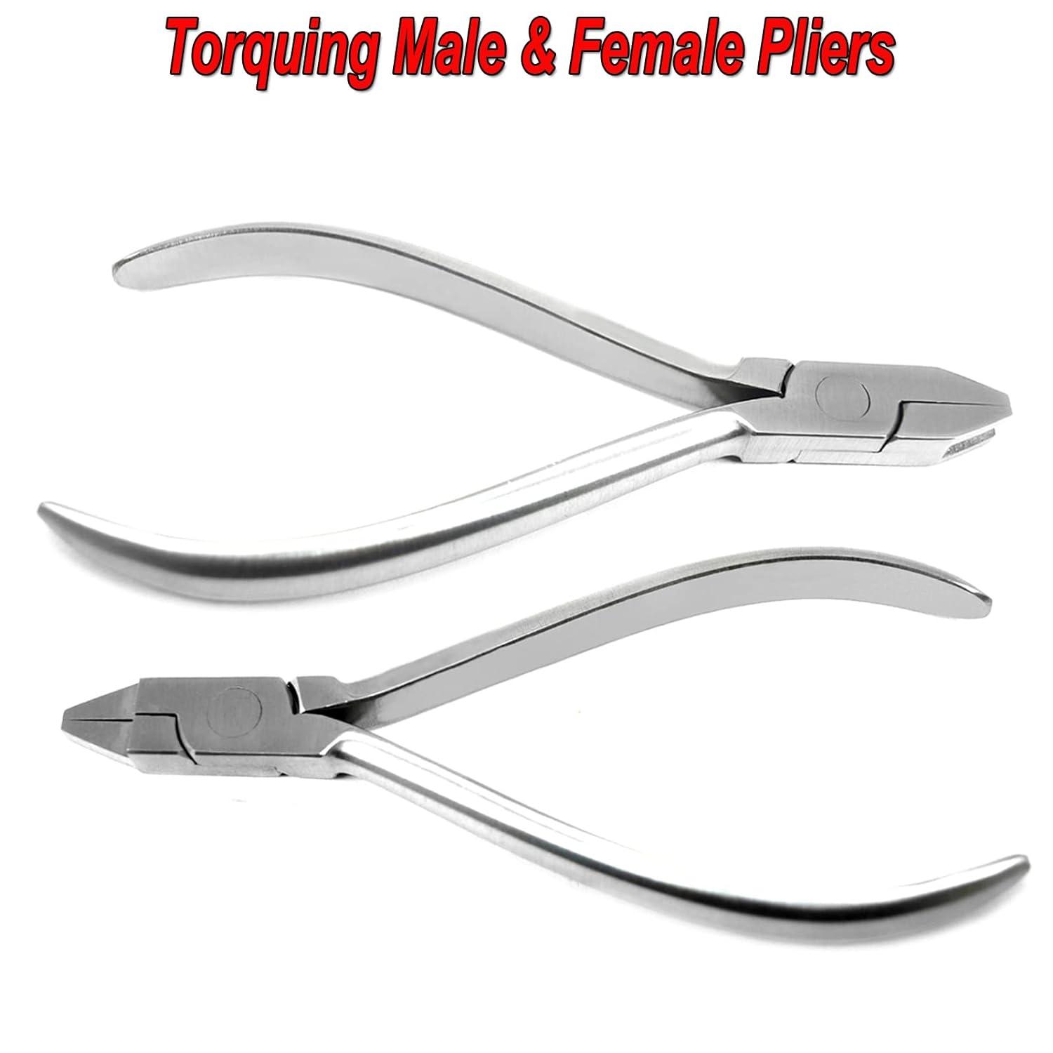 MEDSPO Professional Dental Pliers Set Orthodontic Braces Wire Bending