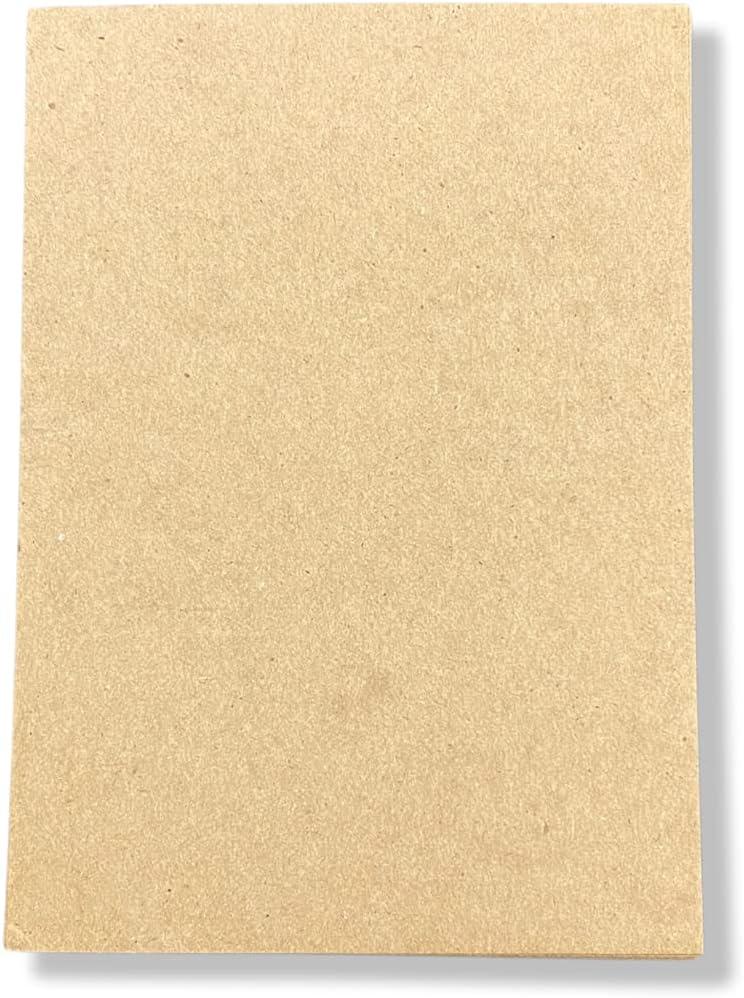 100 5.5x8.5 Inch Chipboard Sheets, 22 Point Recycled Pressed
