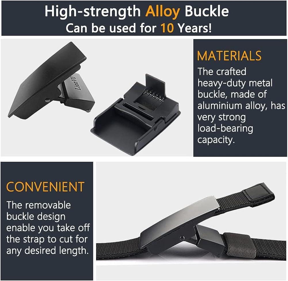 Elastic Belt Stretch Web Belts Plastic Buckle Trim to Fit – LionVII