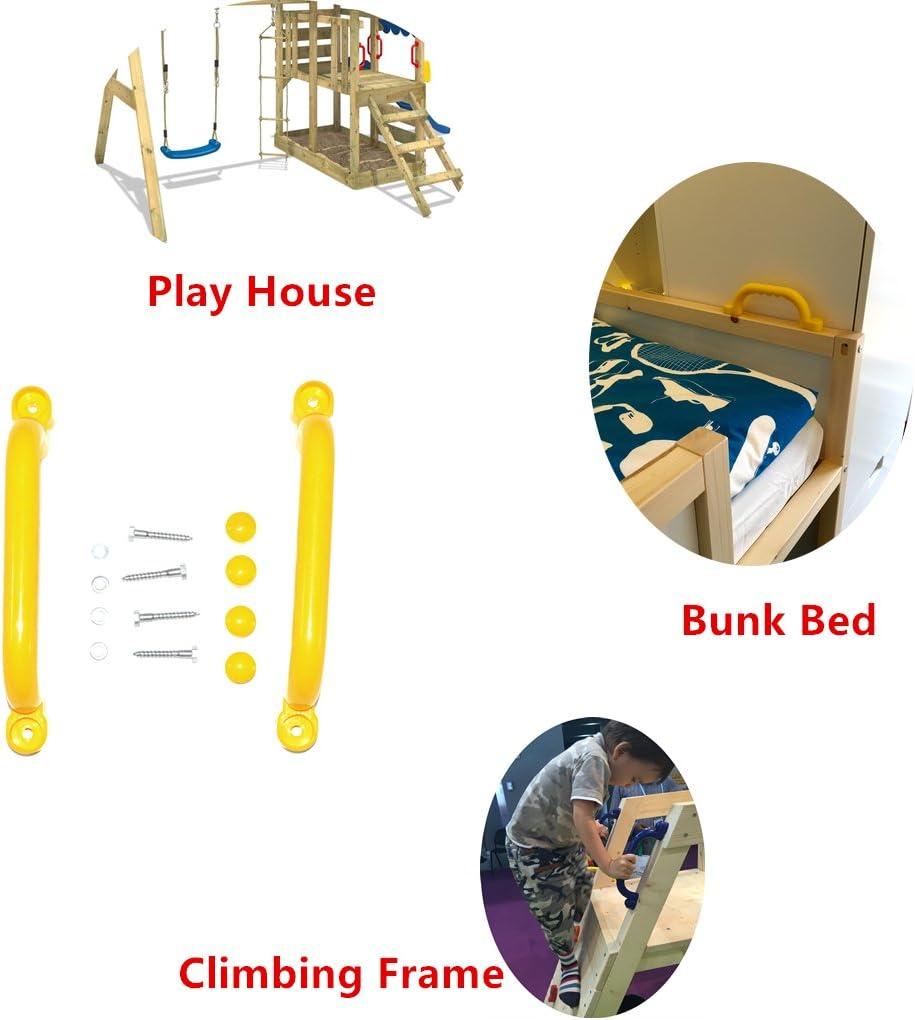 Ymeibe Playground Safety Handles Set, Set of 4 Swing Set Kids Safety