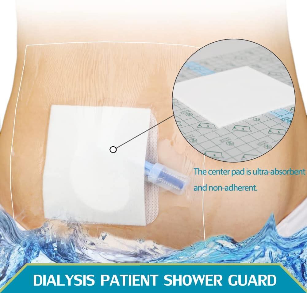 Waterproof PD Dialysis Catheter Shower Cover Wound Shields Picc Line