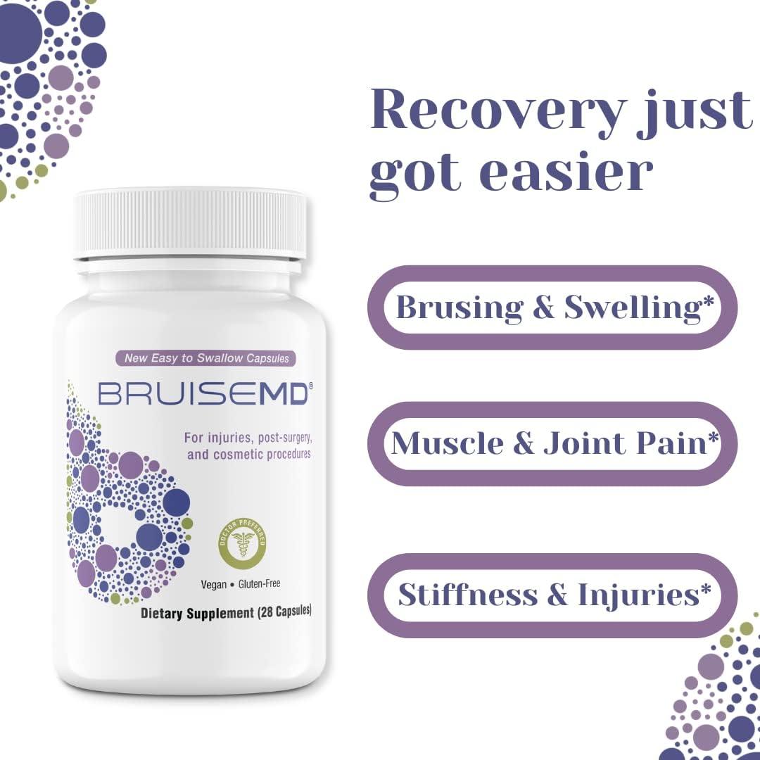 Arnica & Bromelain Supplement for Bruising & Swelling 1000mg & 500mg