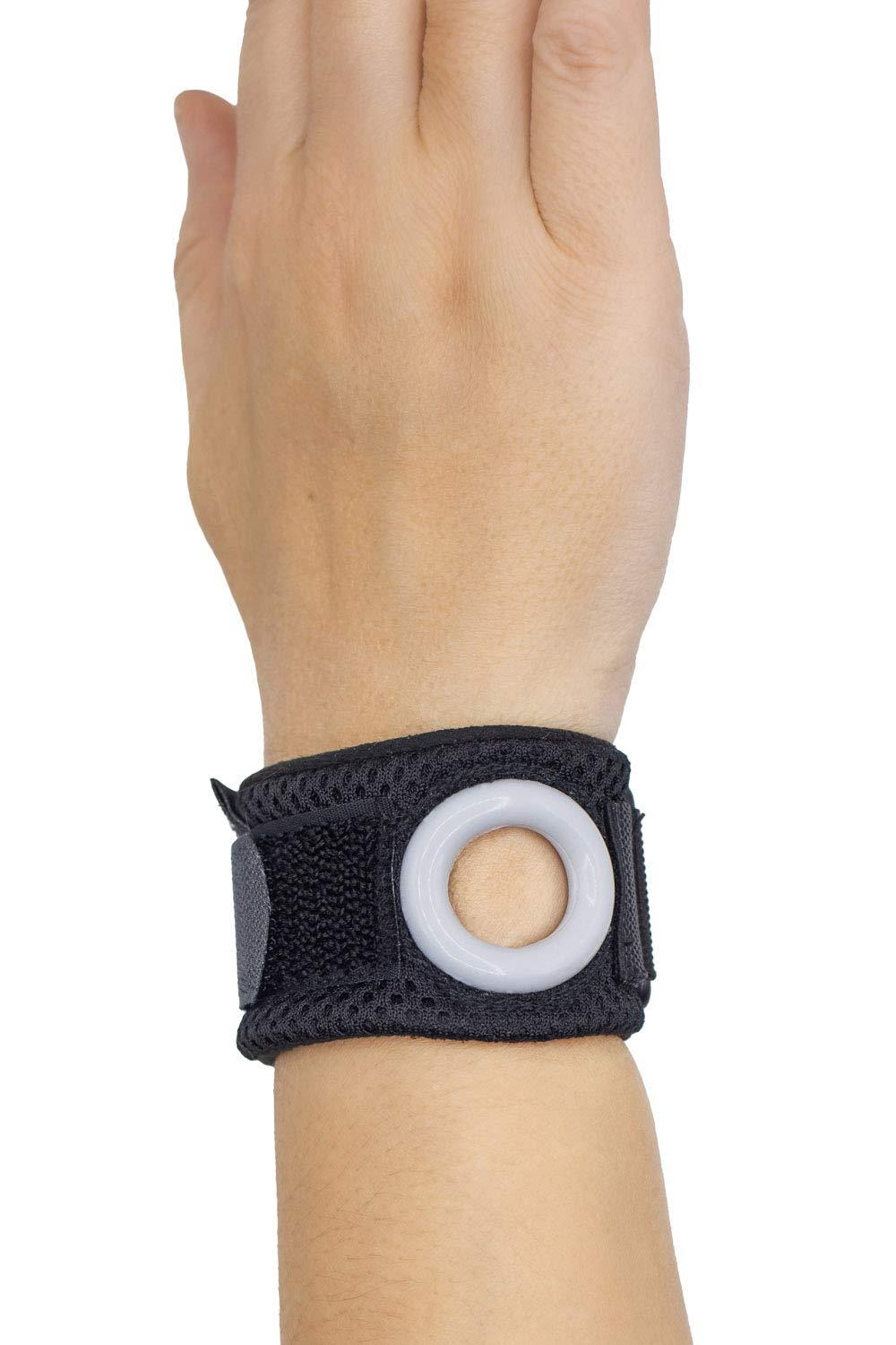 Bullseye Brace Wrist Band for Ulnar Sided Wrist Pain & TFCC Tear Size S/M