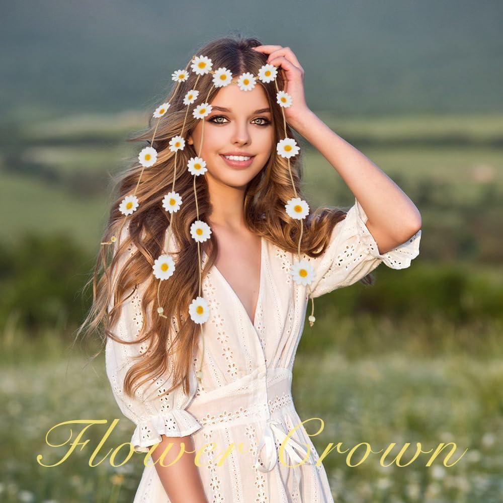 Sunflower Headband Daisy Hair Accessories Flower Crown Sunflowers