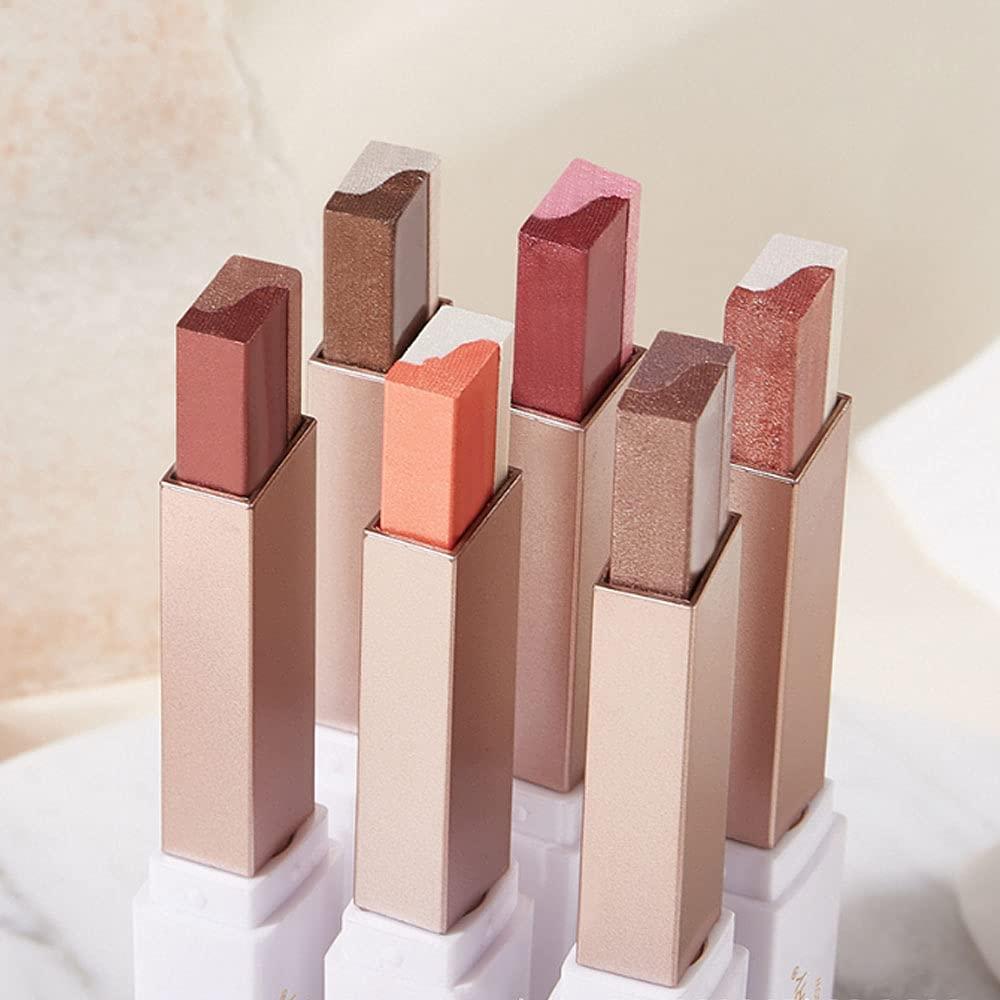 12 Colors Glitter Eyeshadow Stick Double Shimmer & Gradient Eye Makeup