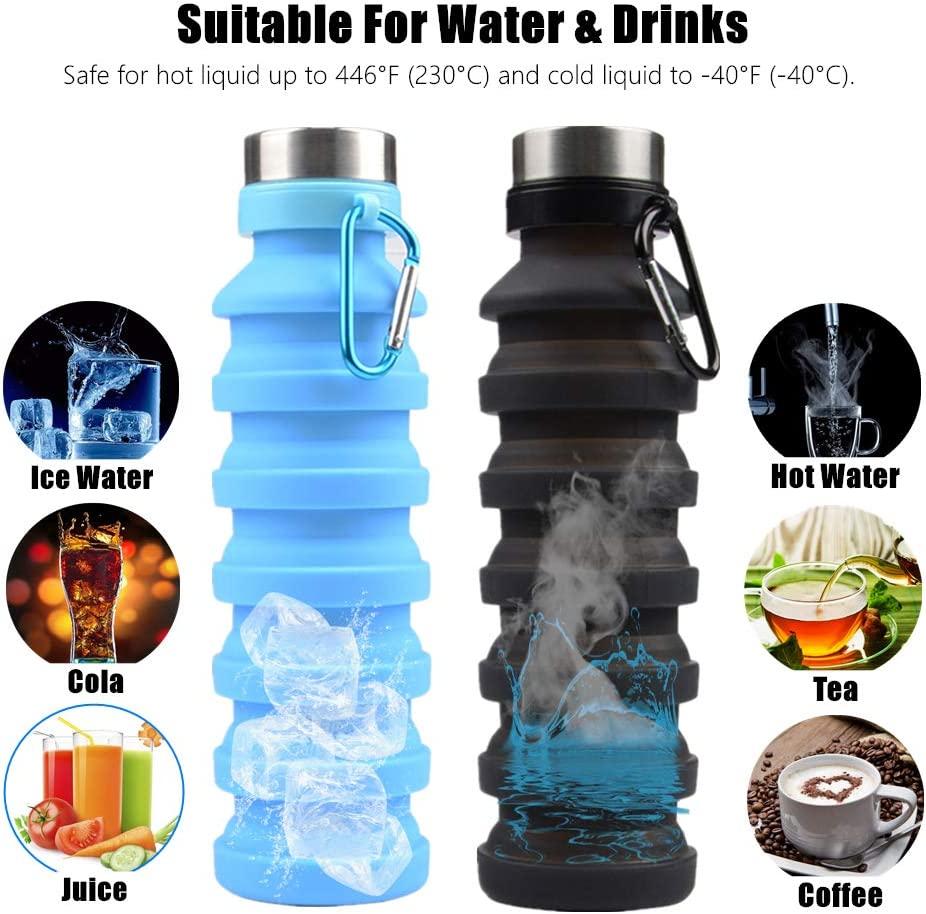Portable BPA-Free Leak Proof Reusable Water Bottles for Travel