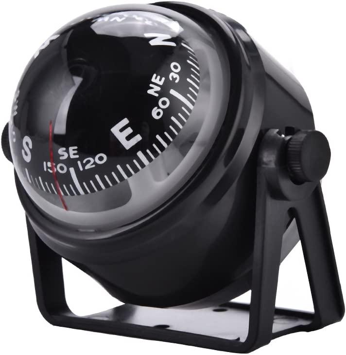 Digital Marine Compass, Adjustable Military Digital Marine Ball Night