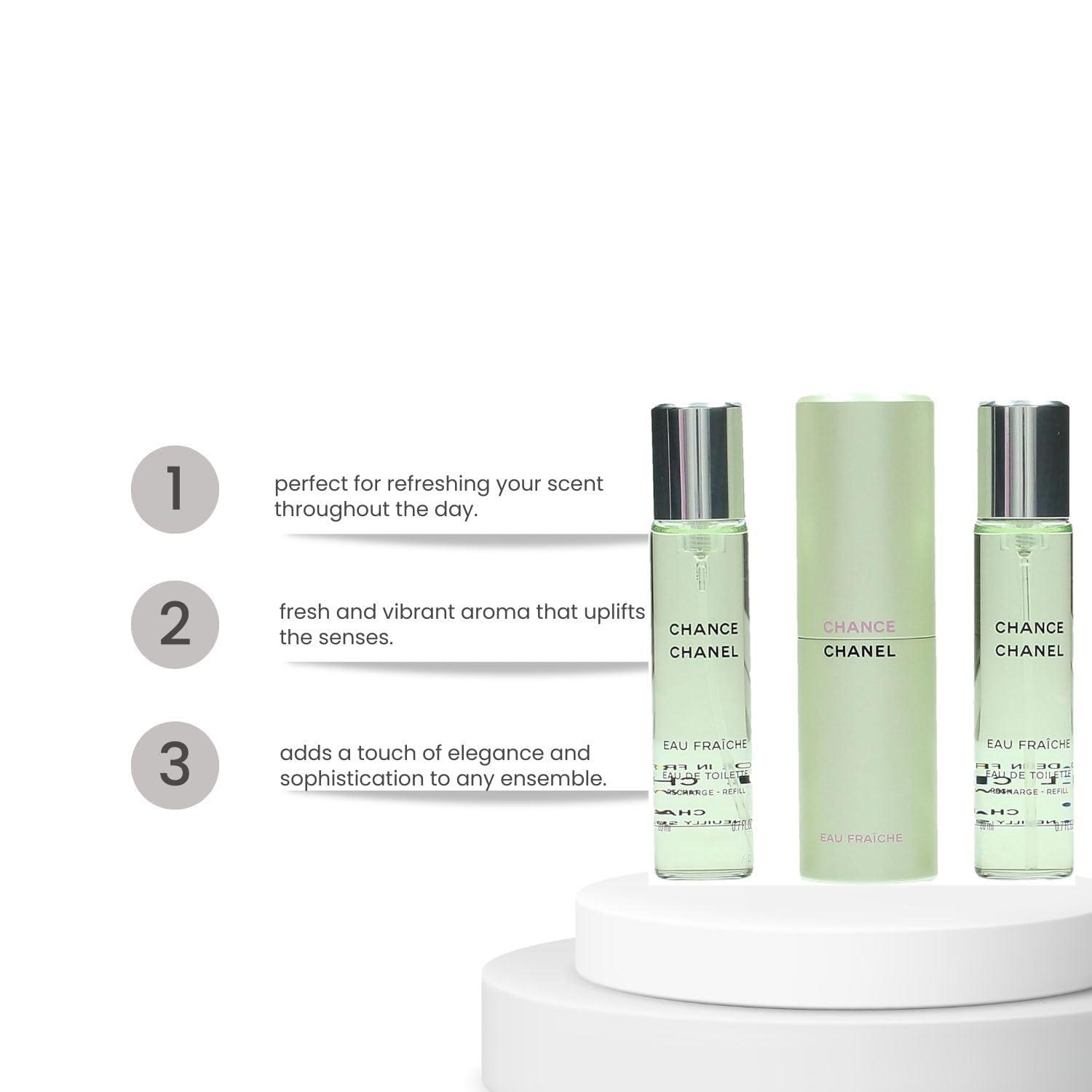 Chanel Chance Eau Fraiche Eau De Toilette Purse Spray for Women 3