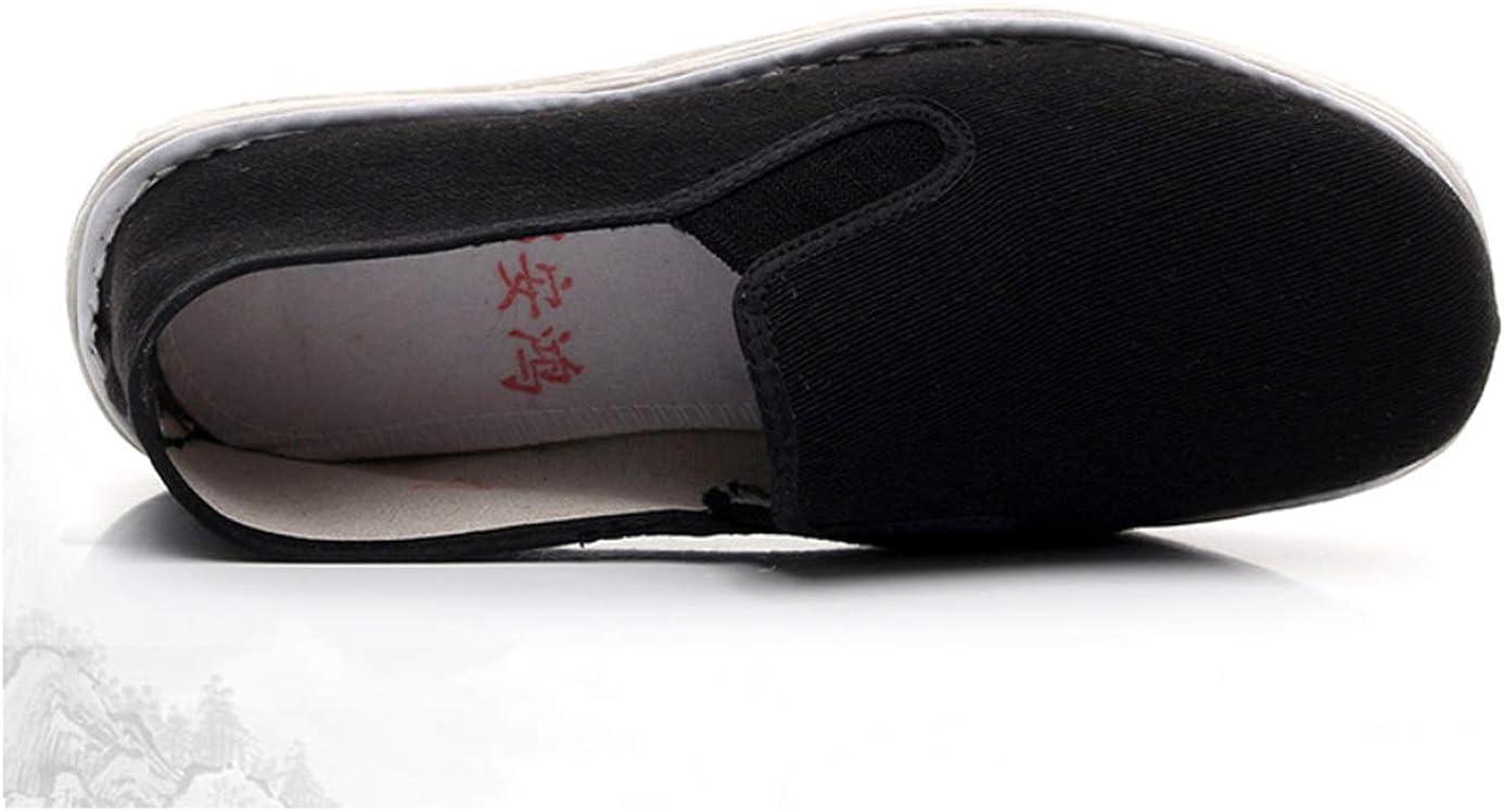 Unisex Kung Fu Tai Chi Shoes Pure Cotton Black Sole US 7/245