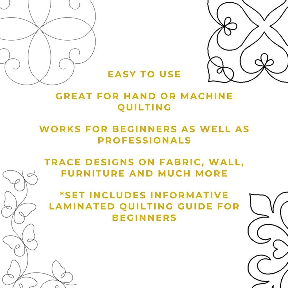 Quilting Creations Stencils for Machine and Hand Quilting 4 Quilt