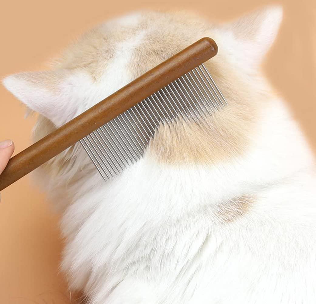 Cat Combs for Grooming Long Haired Cats, Dog Combs for Grooming