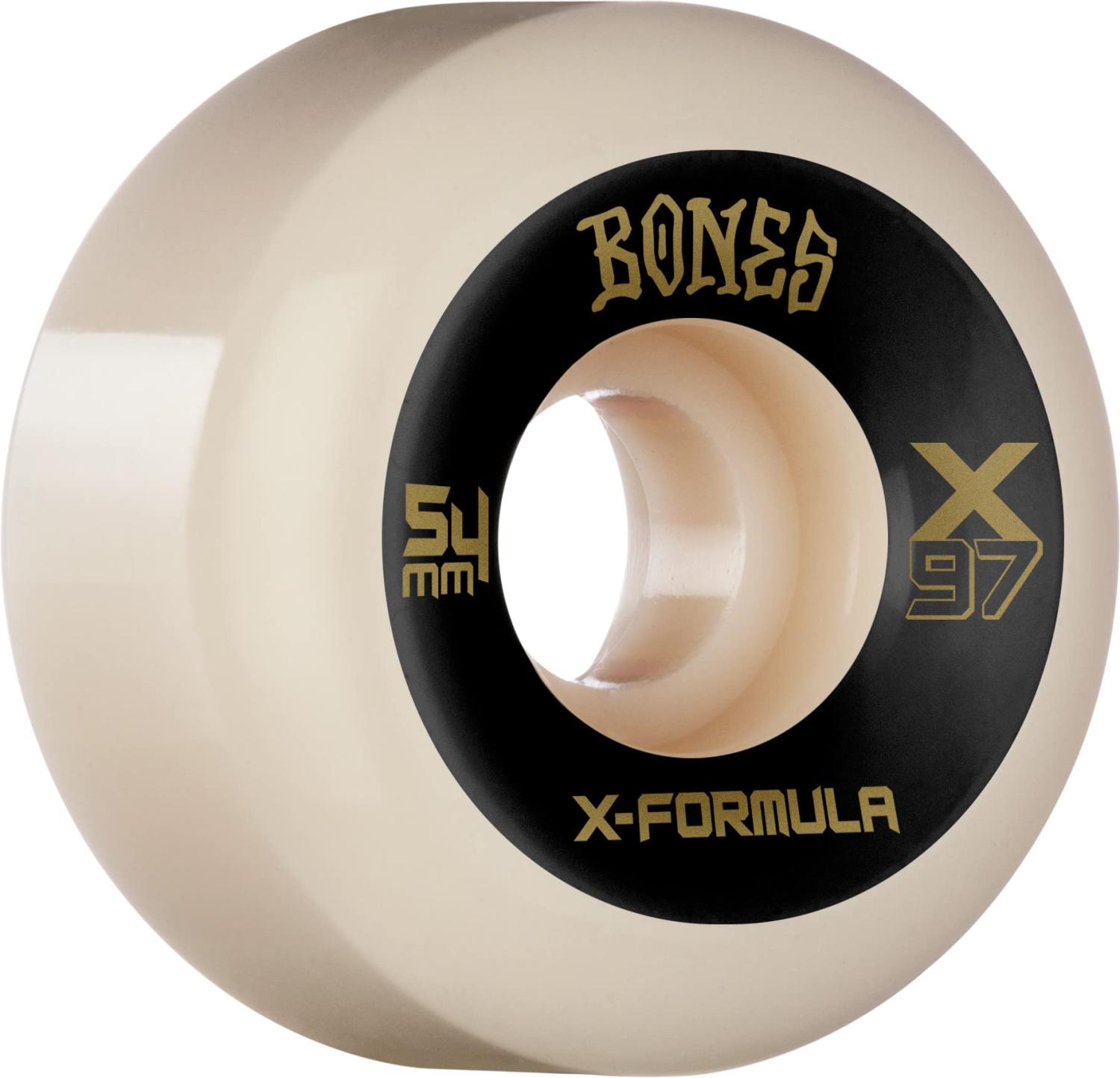 Bones X-Ninety-Seven 97A X-Formula Skateboard Wheels 54mm V6 Wide Bones X-Ninety-Seven 97A X-Formula Skateboard Wheels 54mm V6 Wide