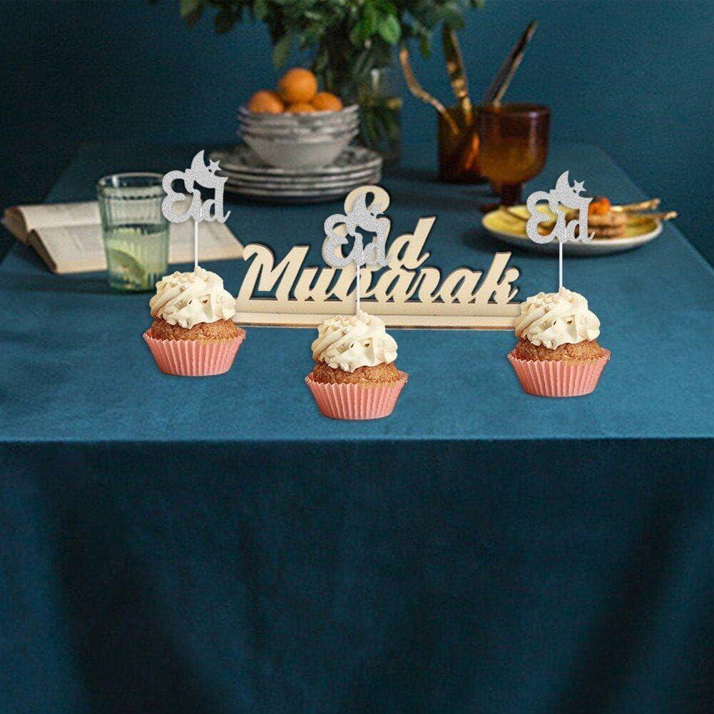 Decorazione Per Torta Umrah Mubarak - Topper Glitterato Per Feste Islamiche Hajj Ramadan Eid Perfetto Per 488001