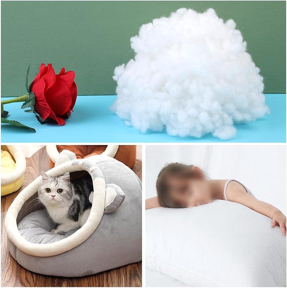 200g Premium Fiber Fill, White Polyester Fiber, Recycled Polyester Fiber, Polyfill  Stuffing Pillow Filling Stuffing Cushion Filling for Dolls DIY, Home  Decoration Projects 200g/7.05oz