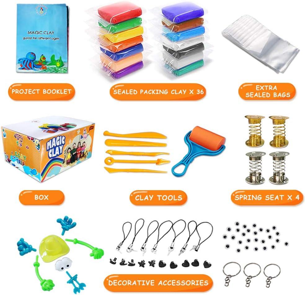 Air Dry Clay Kit For Kids Perfect For DIY Crafts, Super Light