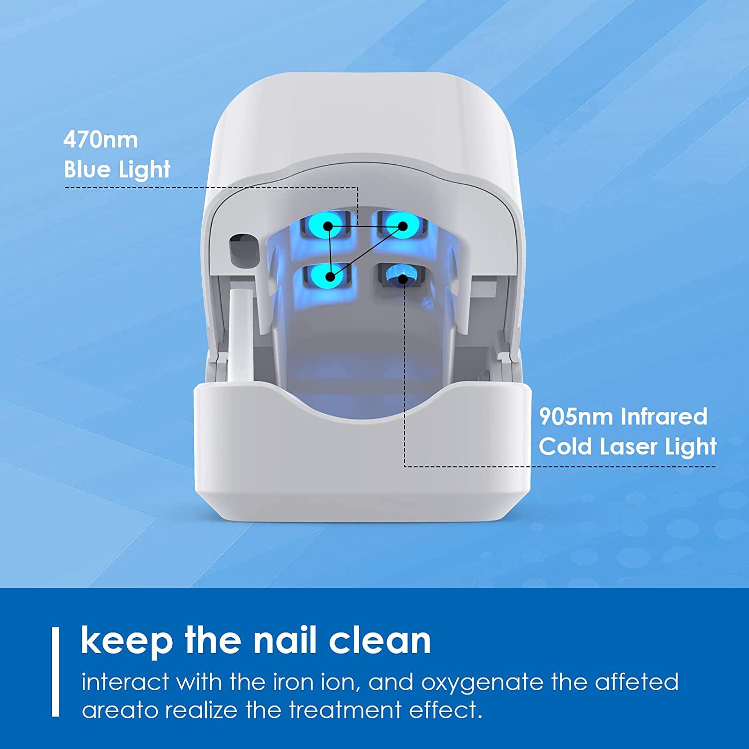 ZZP Nail Fungus Cleaning Laser Device Nails and Fingernails in 7 Minutes a Day Effectively