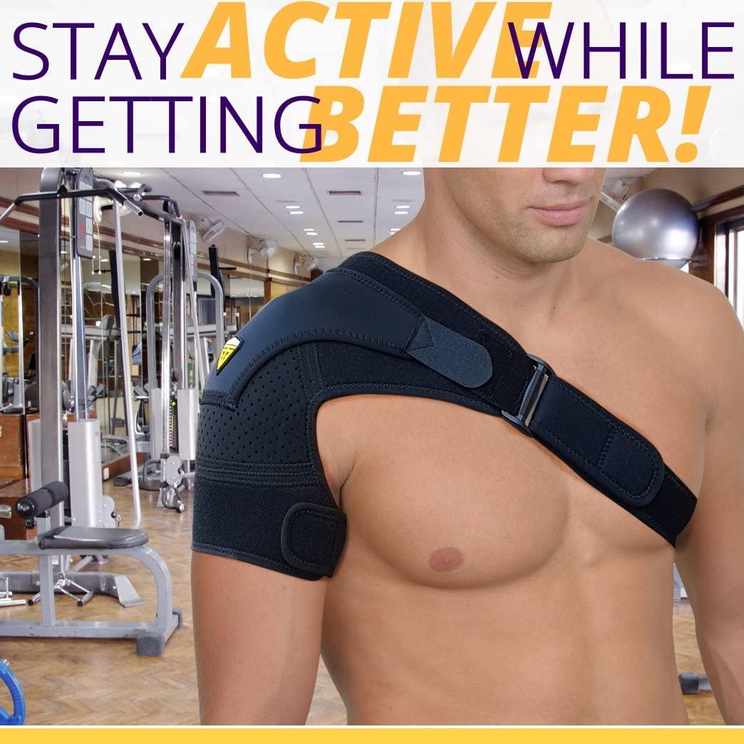 Shoulder Brace for Torn Rotator Cuff Support & Compression Sleeve for