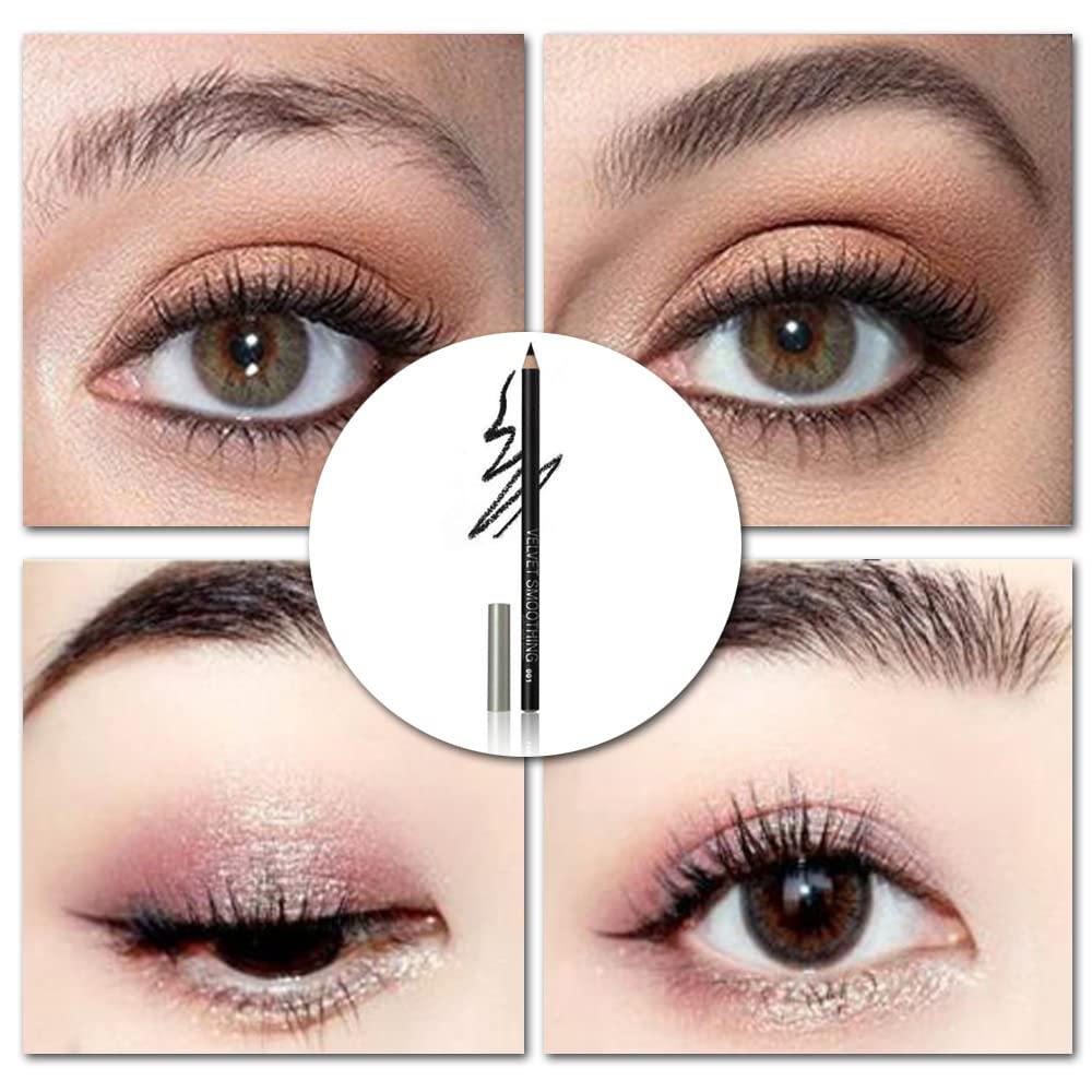 12 Pcs Black Eyebrow Pencil Set Waterproof Eyebrow Liners Long Lasting Brow Pencil Eyebrow
