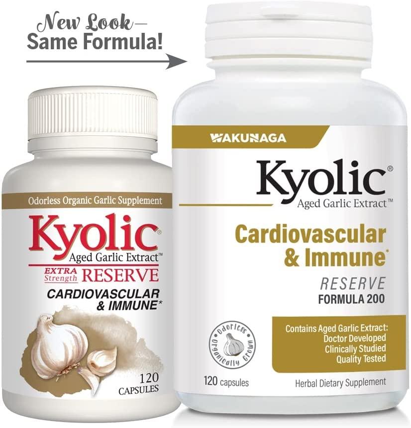 Kyolic Aged Garlic Extract Formula 200, Cardiovascular & Immune
