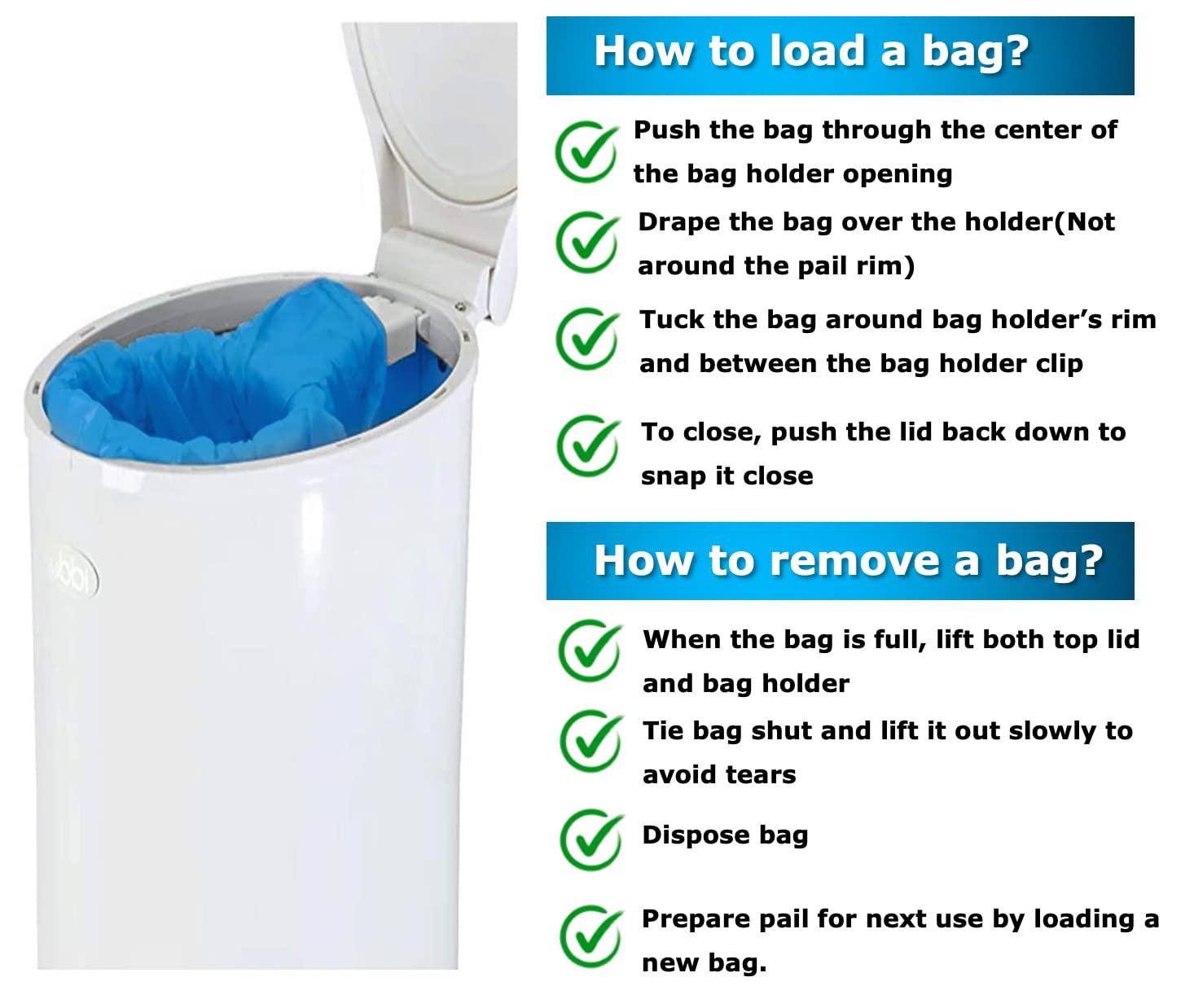 Nappy Bin Refill Film Odour-Proof 4.5 M Refill Bag