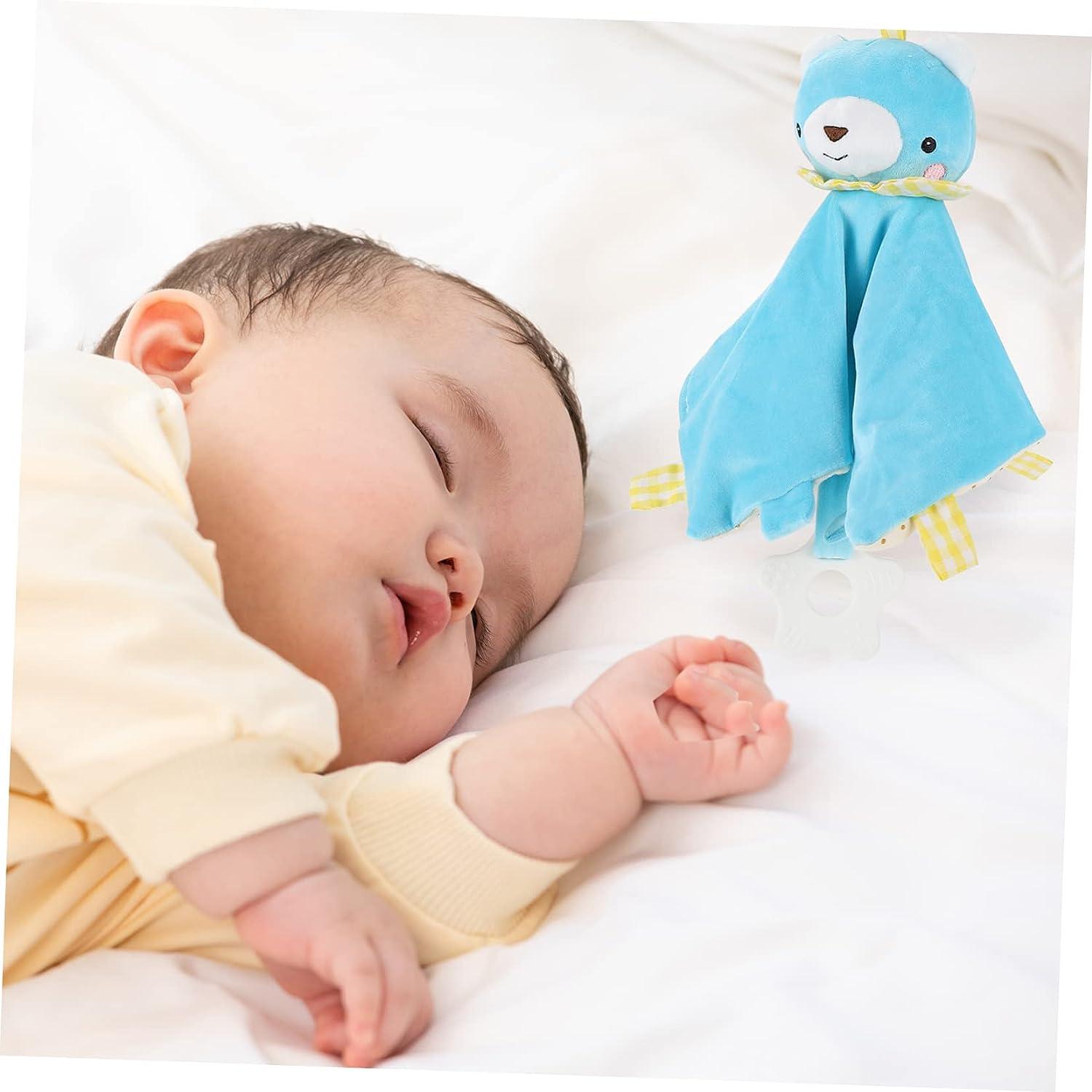 Toddmomy Baby Pacifier Security Blanket Infant Tag Comforter
