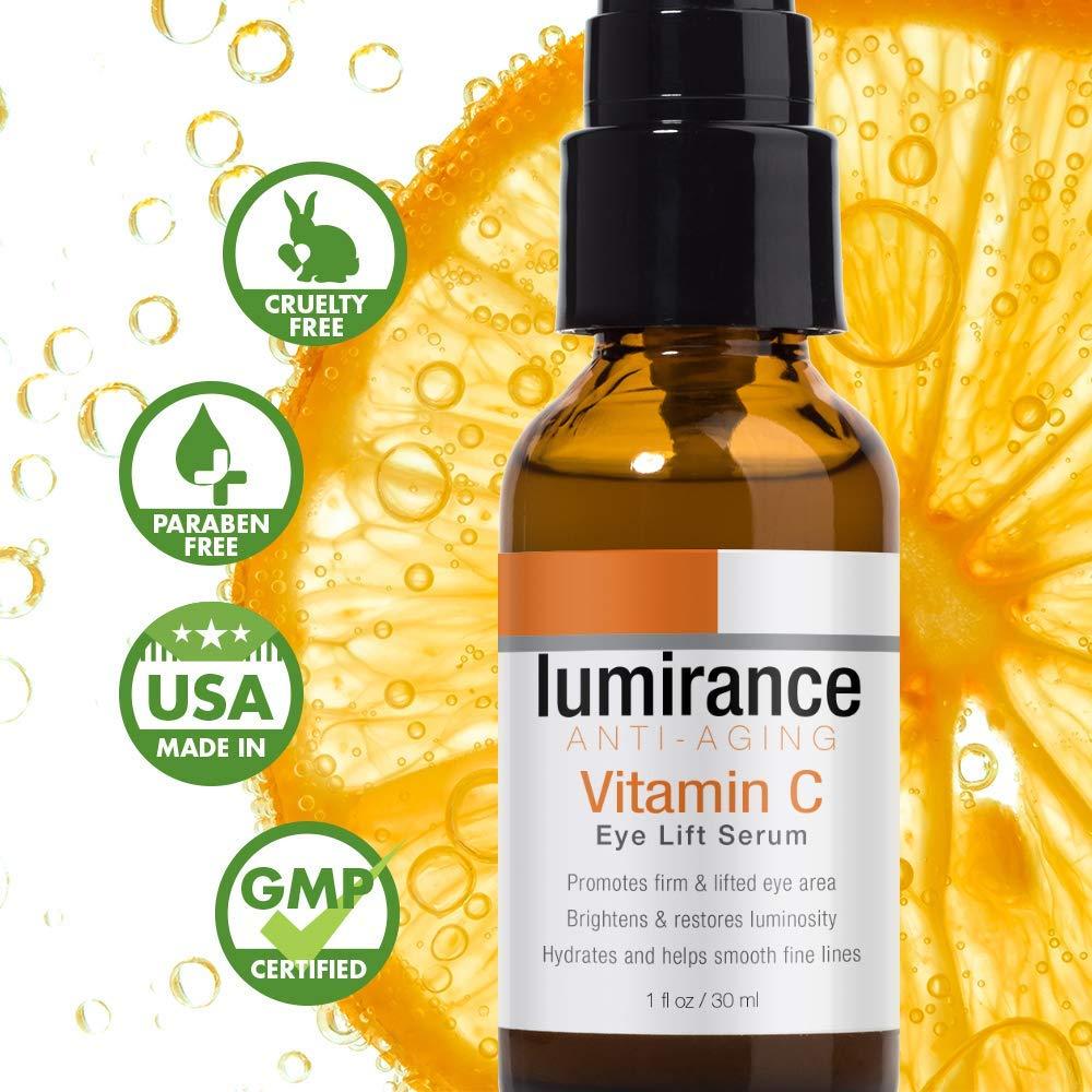 Lumirance Vitamin C Eye Lift Serum, Minimizes the Look of Wrinkles and