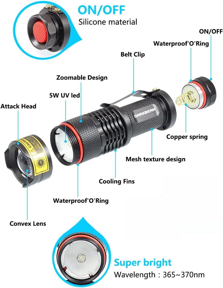 365n UV-led-zaklap, oplaadbare ultraviolet-zaklap, blacklight-uv-lap, professional voor het 365n UV-led-zaklap, oplaadbare ultraviolet-zaklap, blacklight-uv-lap, professional voor het