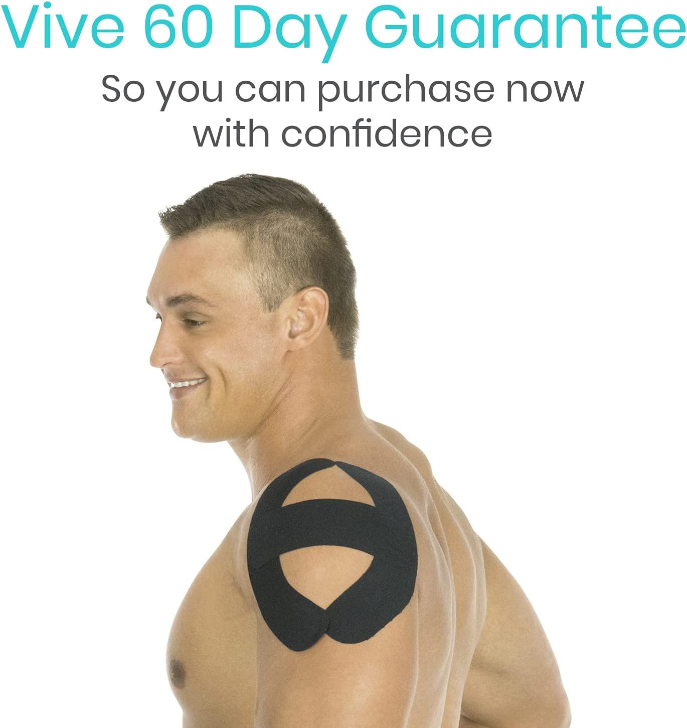 Vive Kinesiology Tape (105 Feet) Therapeutic Support Tape for Muscle