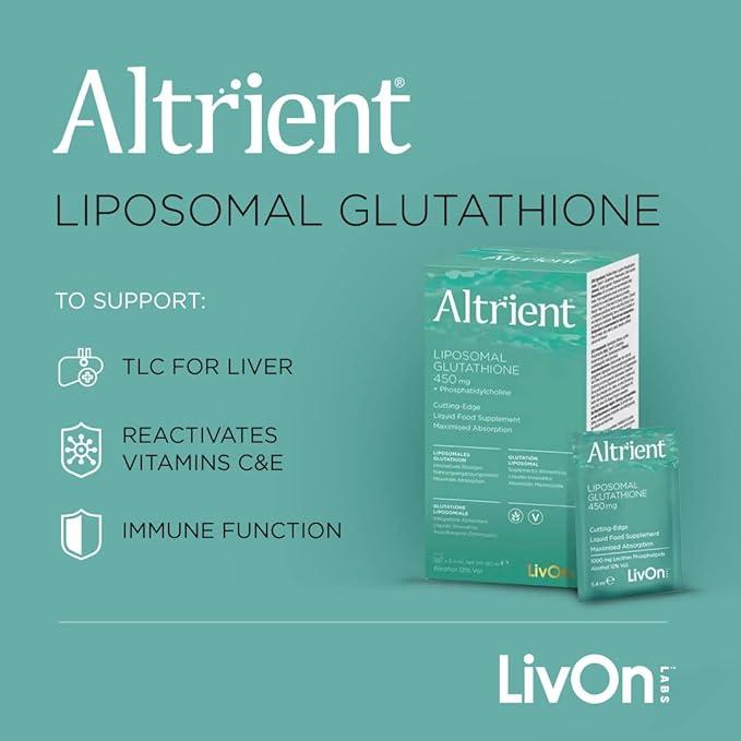 livon glutathione Altrient Liposomal Glutathione by LivOn Labs/LivOn Laboratories GSH  Lypo-Spheric Glutathione - Liposomal Setria Glutathione - 30 sachets | Buy  Now with Express International Delivery