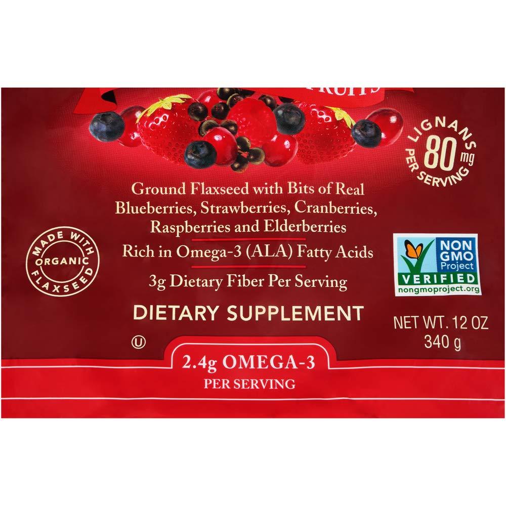Spectrum Essentials Ground Flaxseed with Mixed Berries 12 oz (340 g)