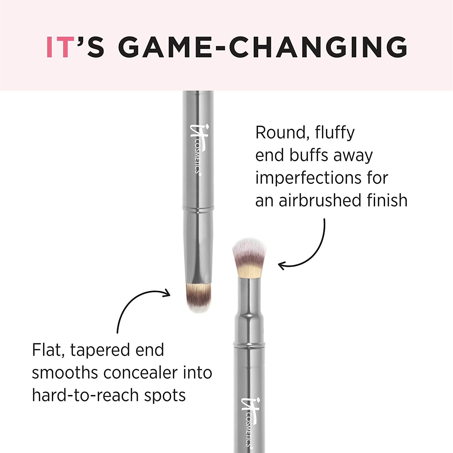 IT Cosmetics Heavenly Luxe Dual Airbrush Concealer Brush 2 2in1