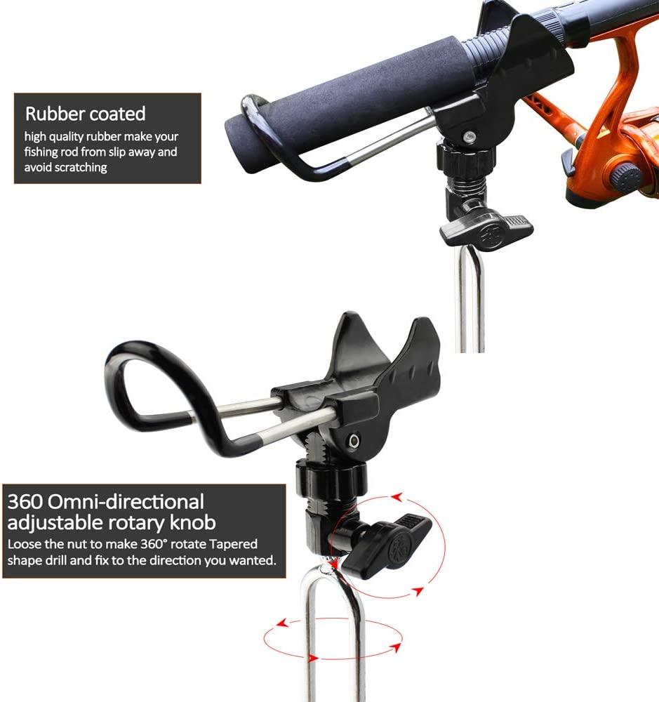 Coolnice Rod Holders for Bank Fishing 2 Pack