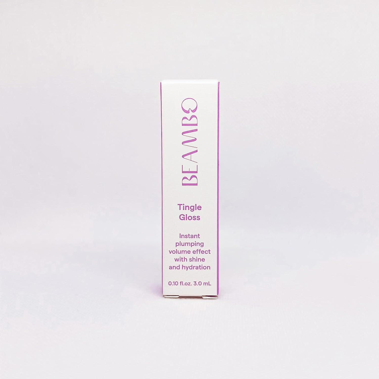 BEAMBO Tingle Lip Plumping Gloss Natural Instant Lip Plumper with