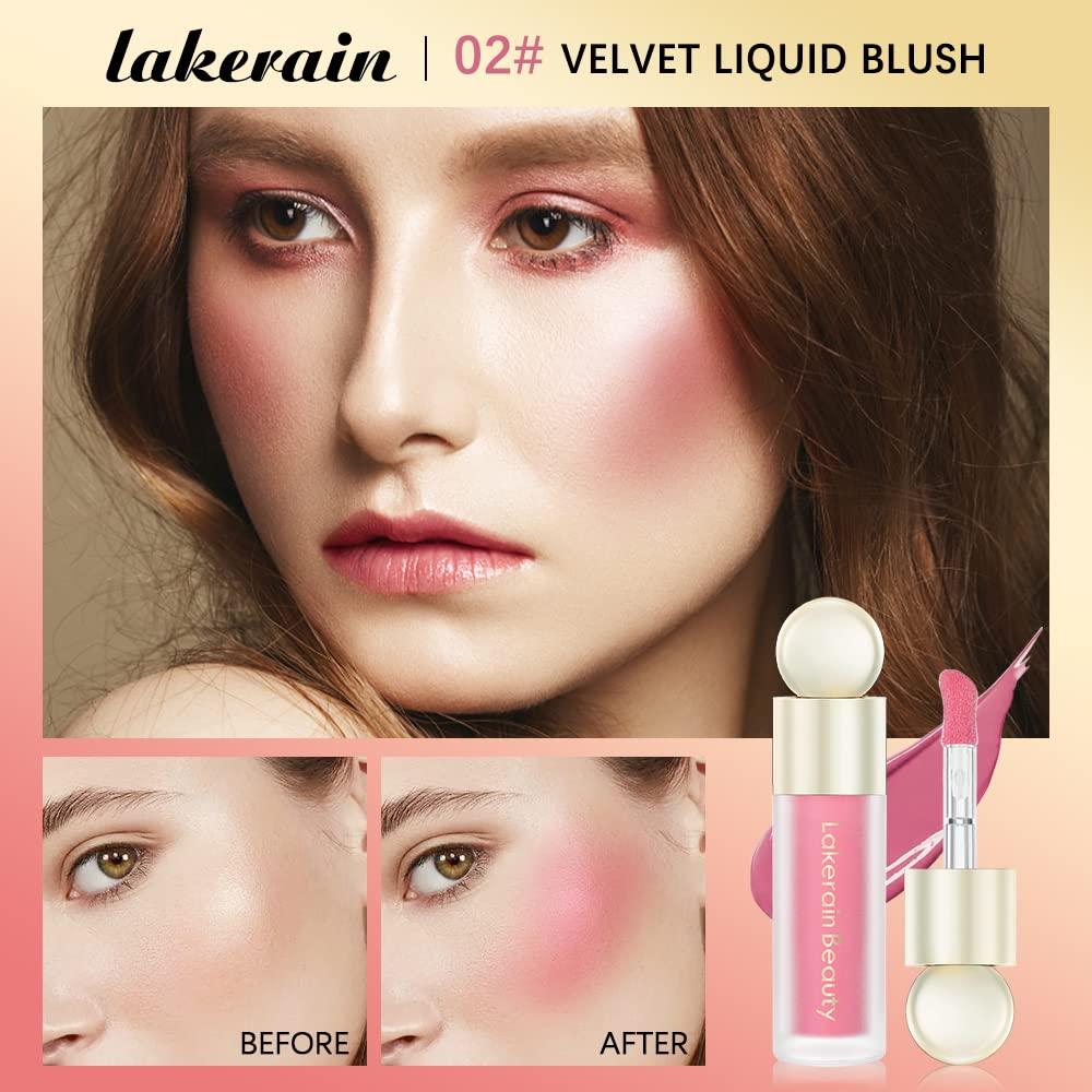 Dewy Liquid Blush Makeup for Cheeks Cream Blush Light Weight & Long Lasting Waterproof Natural